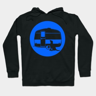 ALL YOU NEED A DOG A CARAVAN BLUE Hoodie